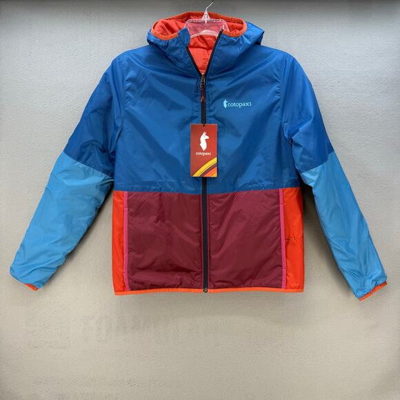 cotopaxi Jackets & Blazers - Cotopaxi Jacket Women's S Blue Orange Teca Calido Hooded Reversible Gorpcore NWT